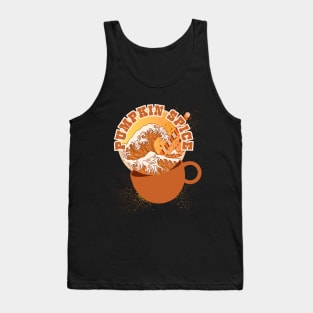 GREAT WAVE OF PUMPKIN SPICE, SUGAR CANDY SWIZZLE STYLE Tank Top